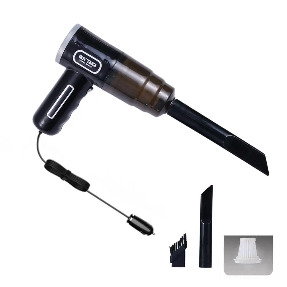 미니 USB 충전식 무선 자동차 진공 청소기, 습식 청소 가전 제품, 건식 및 휴대용 충전식 이중 용도 R2R2, 120W