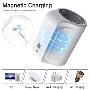 Automatic Rotation Male Masturbator Cup Double Channel Soft Silicone Reality Vagina Masturbation Machine Adult Sex Toys for Men 5