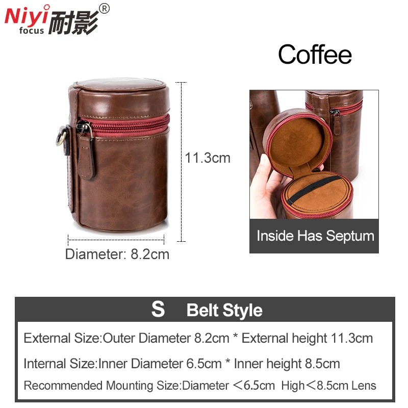 Durable Waterproof Camera Lens Storage Pouch