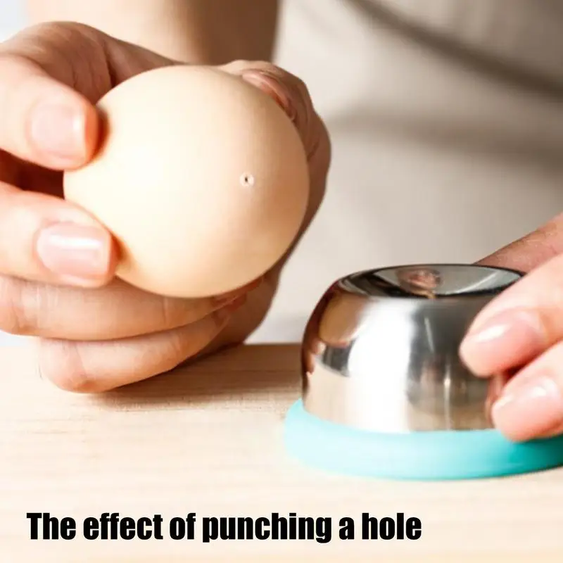 1pc Egg Piercer Tool Stainless Steel Needle Egg Hole Puncher Eggs Poacher Endurance Hole Seperater Bakery Kitchen Tool