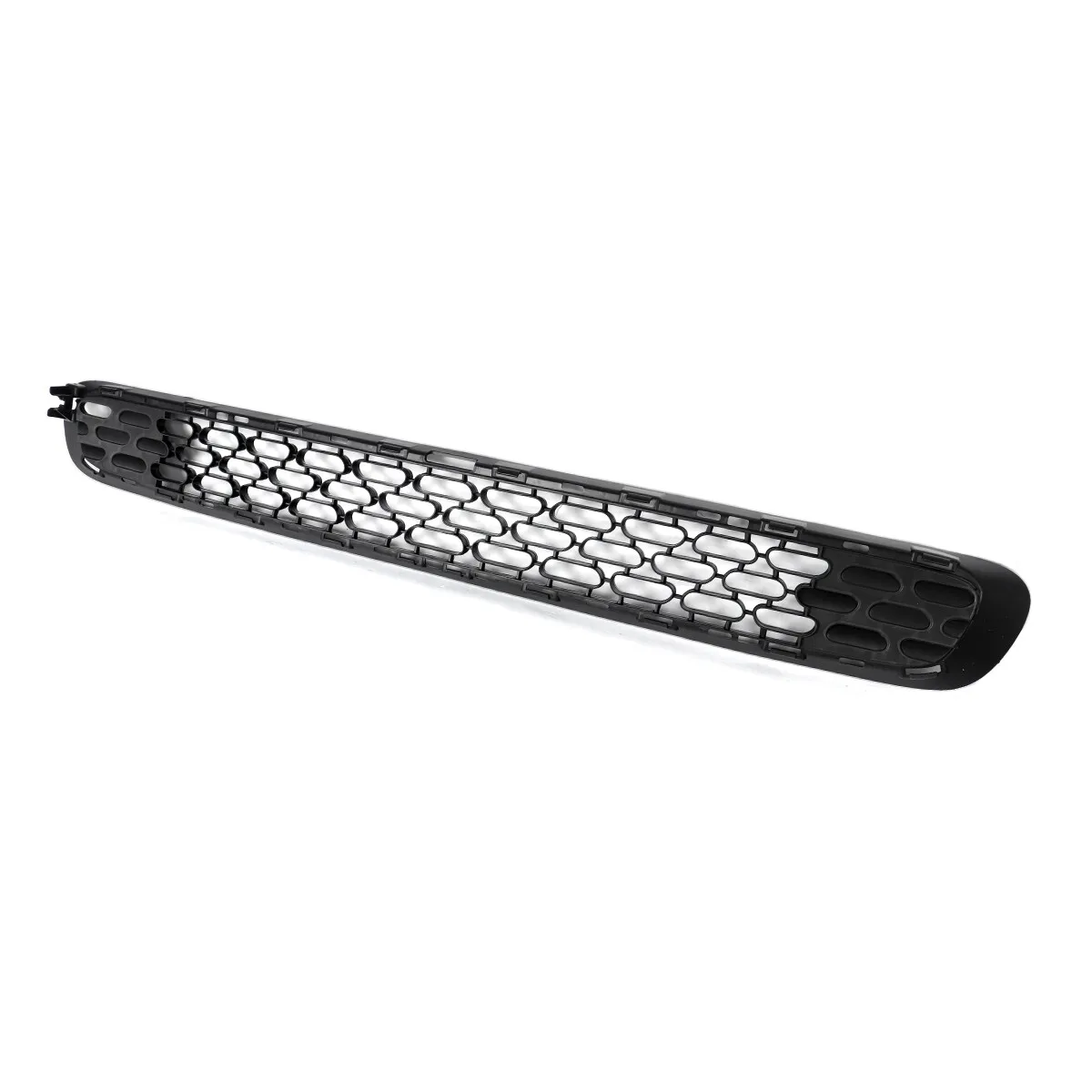 Ersatz für Mini Cooper F55 F56 F57 2014-2021 Vorderer Unterer Kühlergrill Vordere Stoßstange Untere Frontblende Schwarzer Umbau-Rennkühlergrill – Detail 13