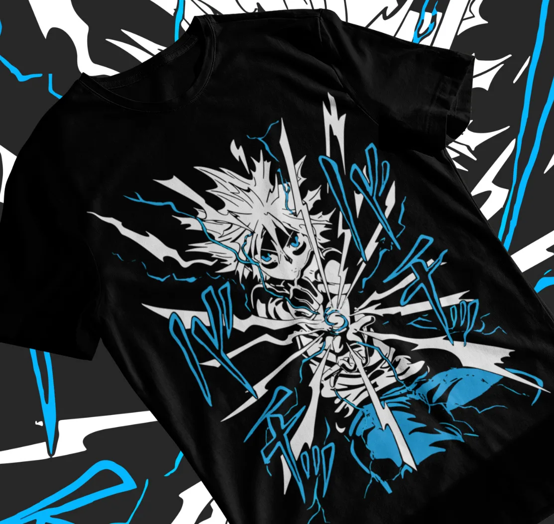 

Killua T-Shirt Gon Hisoka Hunter Anime Meruem Zoldyck Girl Soft Tee All Sizes