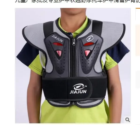 Child Body Protector armor Motorcycle jackets Motocross back shield sleeveless vest Spine Chest Protective gears Jacket