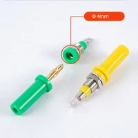 Pure Copper Gold-plated 4mm Banana Plug, Lantern Type, High Current 4mm Sound Box Speaker Wire, Banana Gold-plated Connector 6