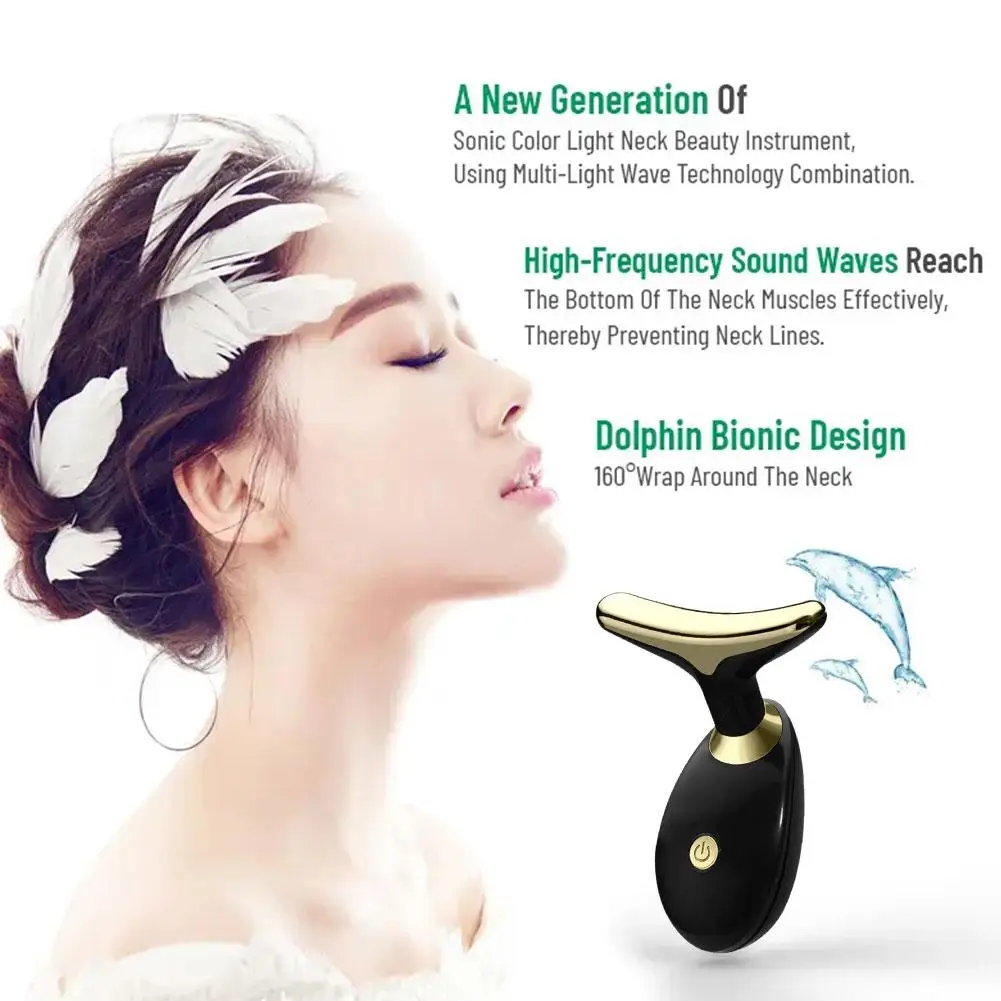 Neck face massager skin care device Face Machine Neck Lifting Beauty Device Anti Wrinkle Facial Massager Skin Rejuvenation Thin Double Chin Vibrator Dropshipping