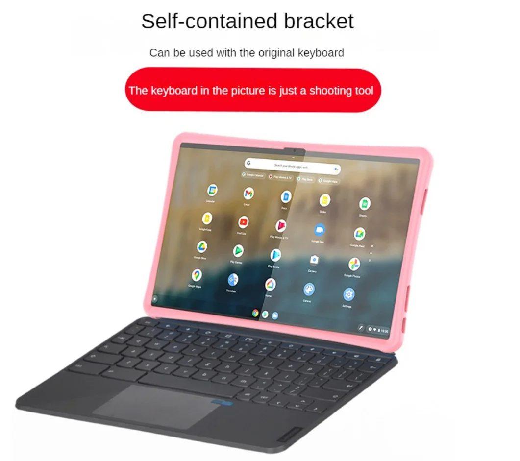 Capa para Lenovo Chromebook Duet 13.3 Polegada Capa Tablet Suporte de Silicone Macio para Chromebook Duet 13q7c6 Shell Protetora - Imagem 5
