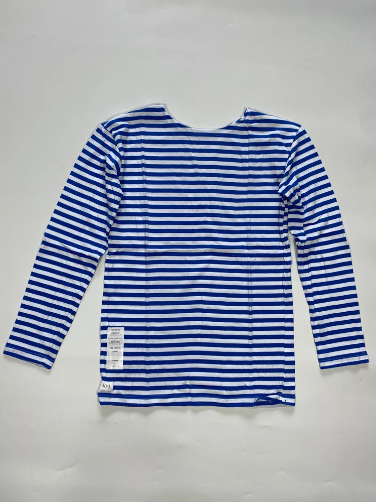 Russische Armee Langarm T-Shirt Meer Trikot Himmelblau – Detail 2
