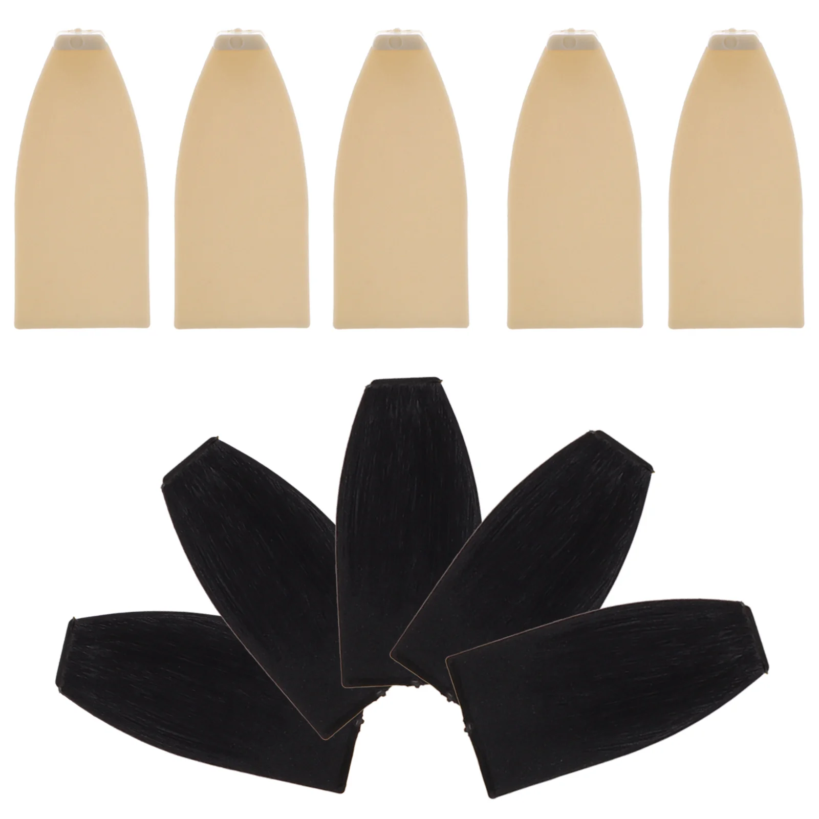 

10pcs/6pcs Violin Bow Tips Plastic Cello Bow Tips Violin Cello Viola Accessories Cello Bow Parts Case