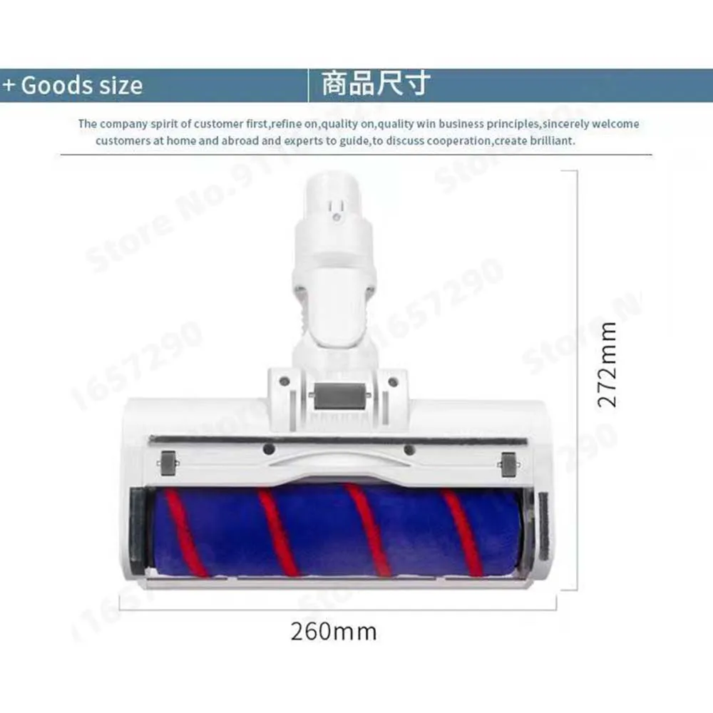Description Picture 3 of itemElectric Brush Head Roll Brush For Dreame V8/V9B/V9P/V10/V11/G9 Iconic Brand K10/G10 Iconic Brand 1C Vacuum Cleaner Accessories