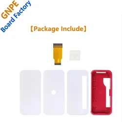 Red and White Protective Case for Raspberry Pi Zero Series (Red)