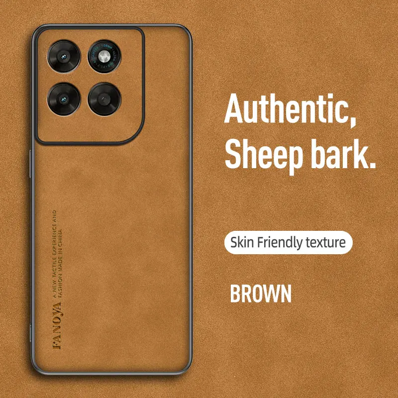 Luxury Business Sheepskin Slim Protective Back Cover