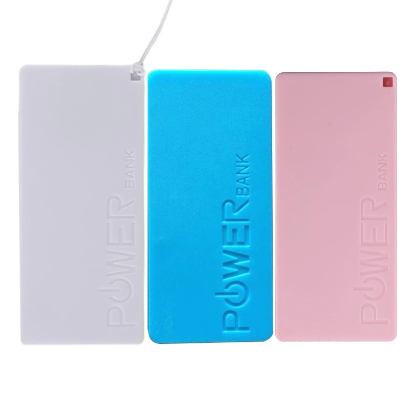 케이스 상자에 대 한 DIY 전원 은행 전화 Stroage 상자 휴대용 184A에 대 한 케이스에 대 한 5600mAh 2X 18650 USB 배터리 충전기
