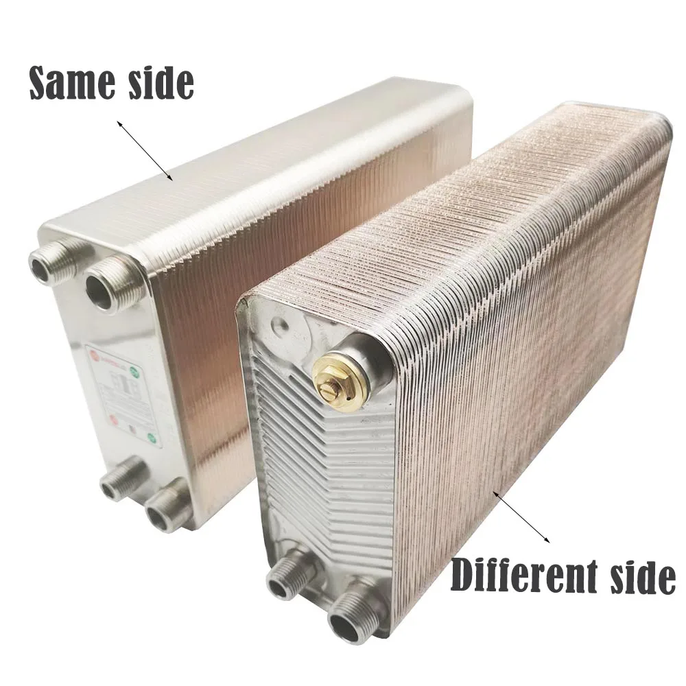 120 Plates stainless steel heat exchanger Brazed plate type water heater SUS304 5