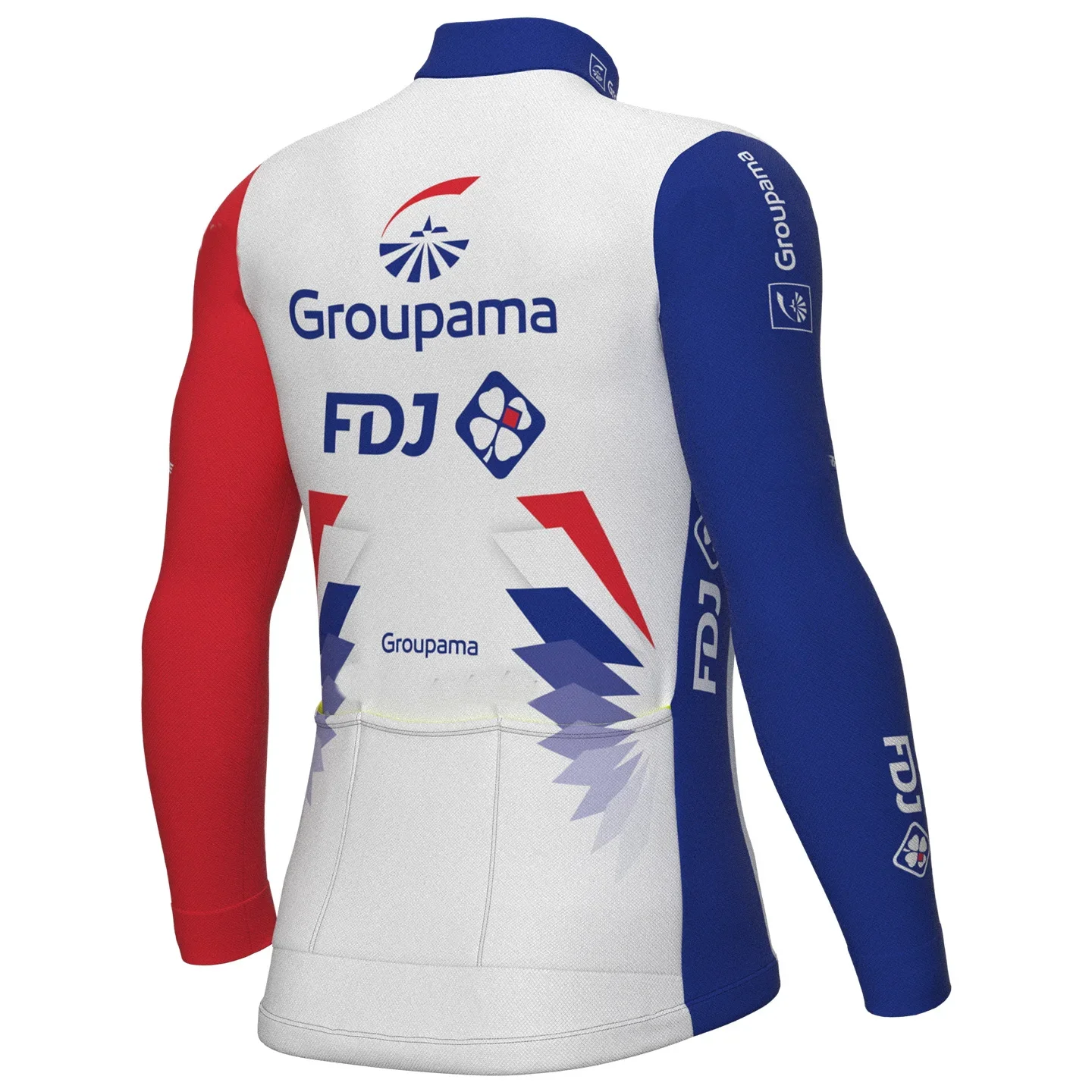 용수철 여름 2022 2021 GROUPAMA FDJ 팀 블루 전용 긴팔 사이클링 저지, 로파 시클리스모 사이즈 XS-4XL