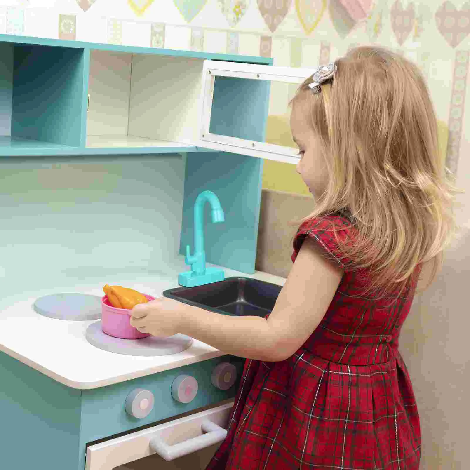 Kitchen Sink Toy Play Kitchen Faucet Replacement Toy Sink Faucet Play Kitchen Accessories Kids Toddlers Boys Girls 5