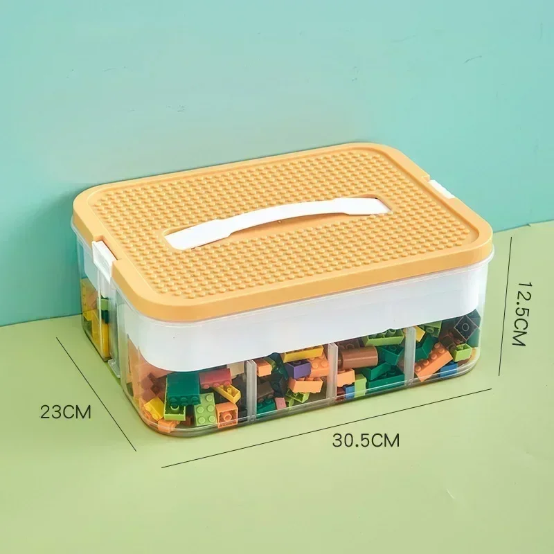 Stackable Classified Storage Box (NEW) - Transparent Dustproof Moisture-Proof Plastic | Perfect for Kids Lego Building Blocks