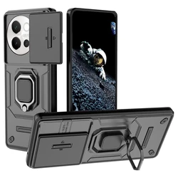 Durable Shockproof Case with Ring Holder and Magnetic Grip for Plastic (Black)