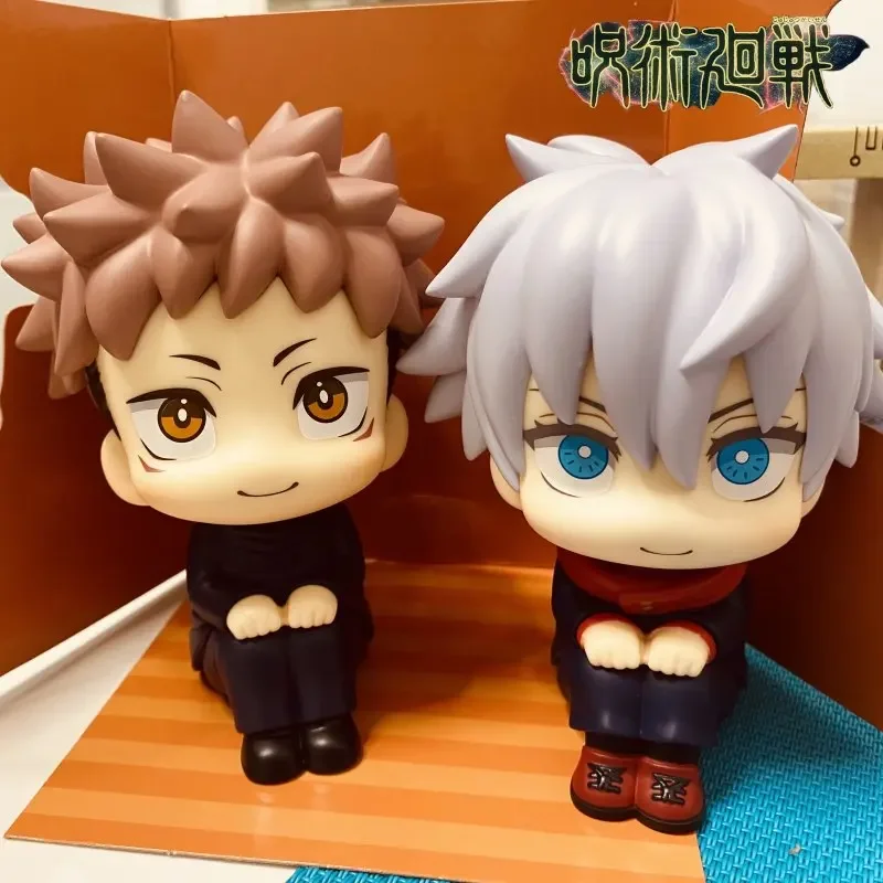 

Original Genuine Megahouse Look Up 11cm Anime Jujutsu Kaisen Okkotsu Yuta Geto Suguru Q Verision Kawaii Figures Toys Model Gift