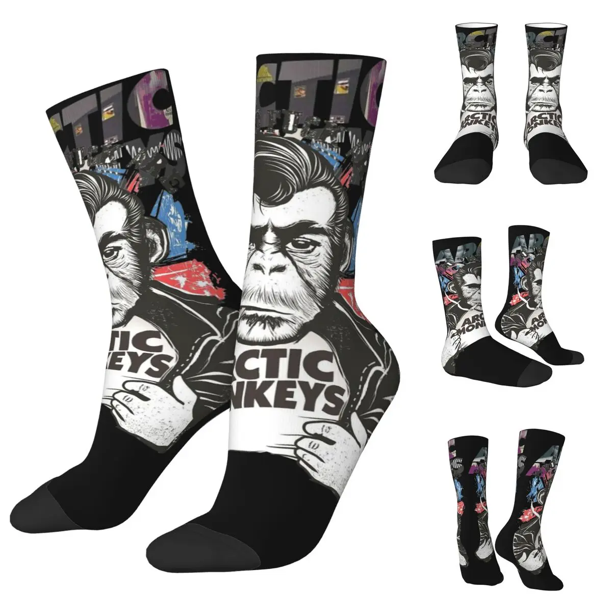 

Arctic Monkeys Inspired Unisex Socks,Windproof 3D Print Happy Socks Street Style Crazy Sock