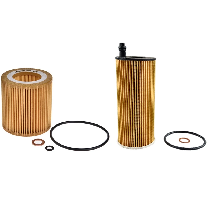 2 Pcs Engine Oil Filter Hu816x For Bmw E60 E82 E88 E90 E92 E93 09106015