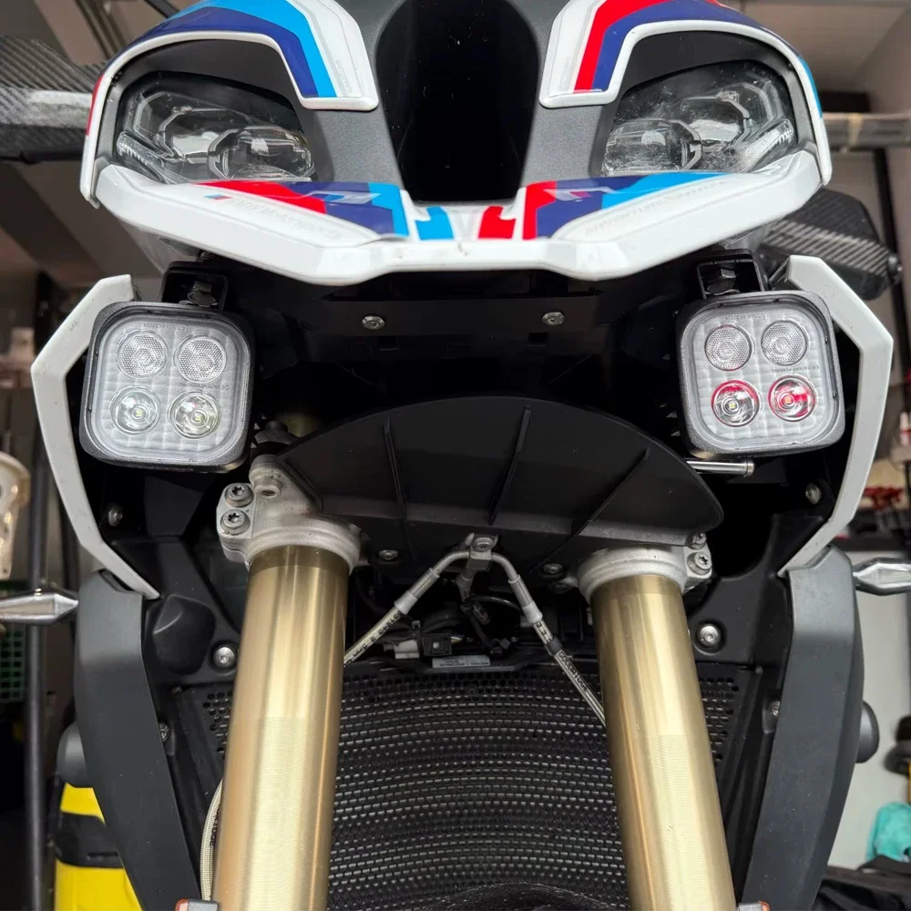 오토바이 액세서리 숨겨진 스포트라이트 브래킷 보조 조명 마운트 BMW S1000-XR S1000XR S1000 XR 2020-2022 2023 2024 2025