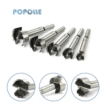 

POLLE Woodworking Flat Wing Drill Bit Woodworking Cutting Flat Wing Drill Bit Hole Opener Woodworking Drill Bit 5 Piece Set