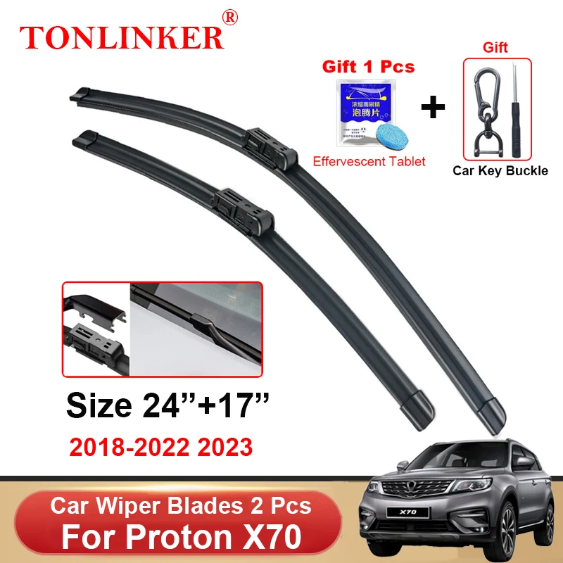

Автомобильные щетки стеклоочистителя TONLINKER, для Proton x70 2019 2020 2021 2022 2023