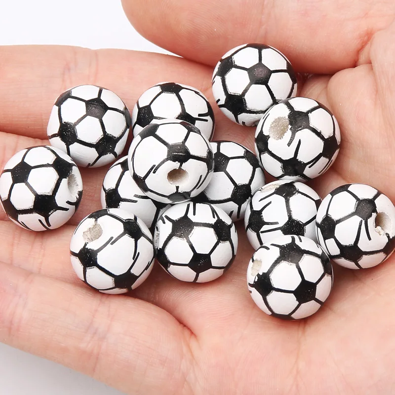 200 Pcs Baseball Beads 12mm Sports Beads Acrylic Beads for Jewelry Making  Necklace Bracelet Craft Decoration Accessories