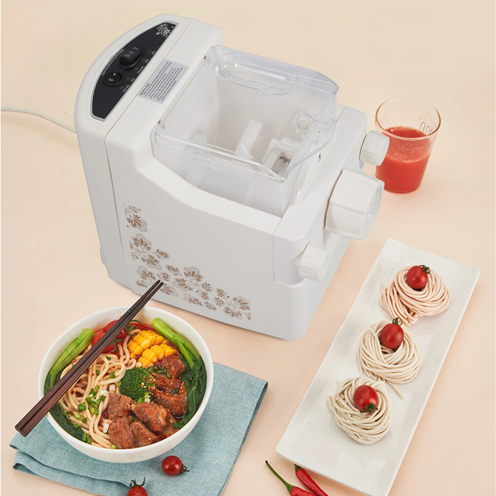 ElectricPastaMachineFullyAutomaticPastaMachine500gCapacity