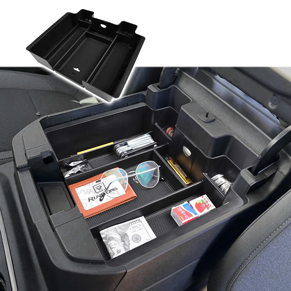 

Full-Size Console Armrest Organizer for 2019-2022 Chevy Silverado/GMC Sierra 1500&2020-2023 2500 HD/3500 HD Interior Accessories