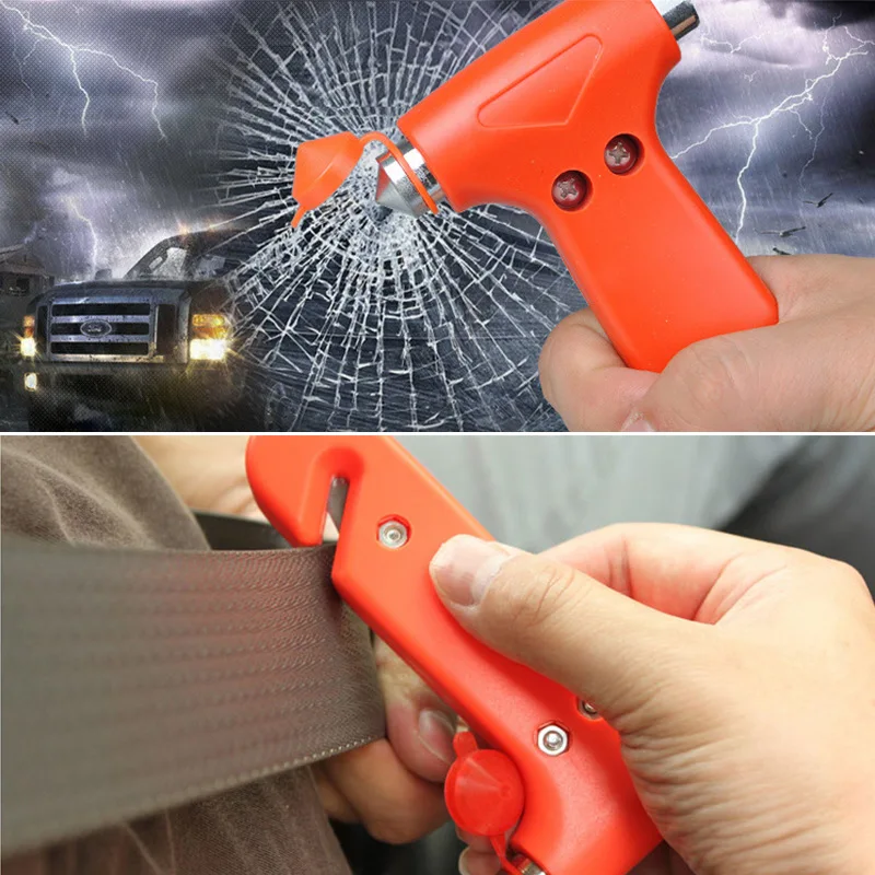 Car Safety Hammer Auto Emergency Glass Window Breaker Cut Seat Belt Rescue Escape Tool