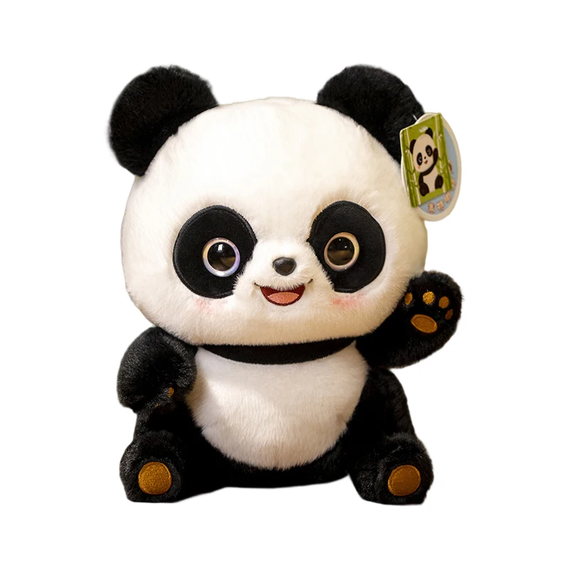 

1pc 18/28cm Delicate Plush Panda Doll Kawaii Room Decoration A Lovely Gift For Friends And Classmates