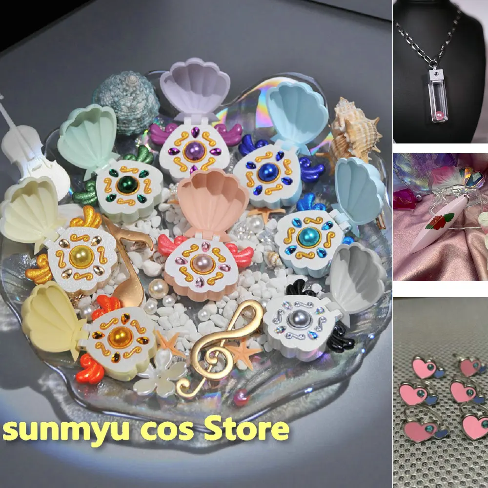 Sirena Melody Pichi Pichi Pitch Collana Lucia Nanami Rina Toin Hanon Hosho Cosplay Collana Di Conchiglie Di Perle Resina