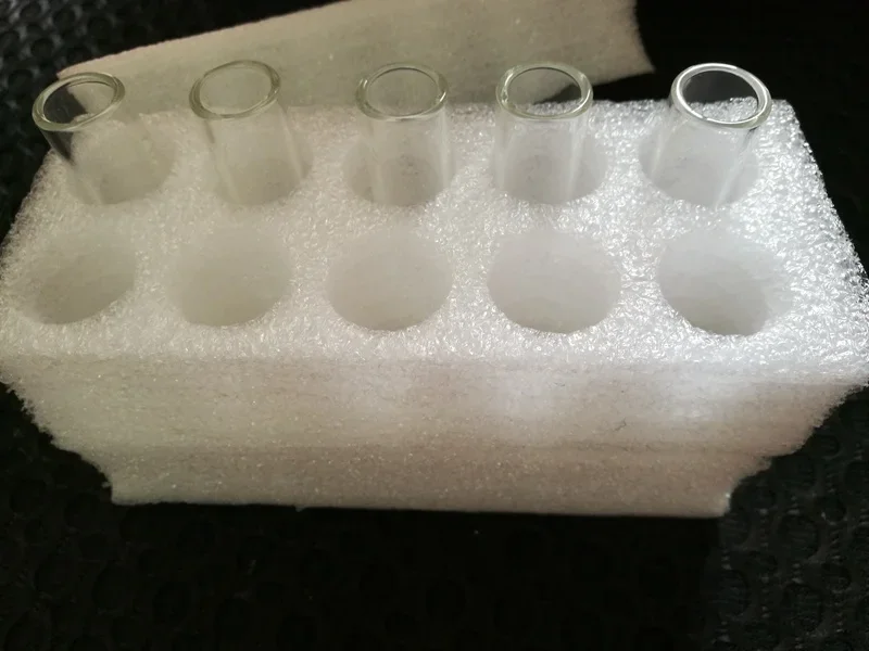 7P Twisty Glass Blunt Replacement Glass Tube 10PCS/Lot