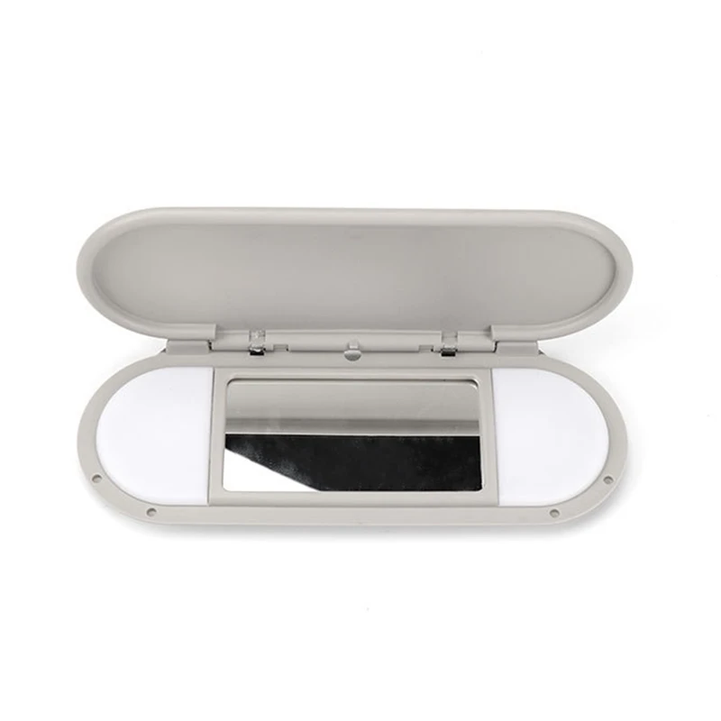 Car Roof Sunvisor Sun Visor Makeup Mirror Glass Cover Light Lamp Cap Lid For-BMW Mini F54 F55 F56 F60 2015-