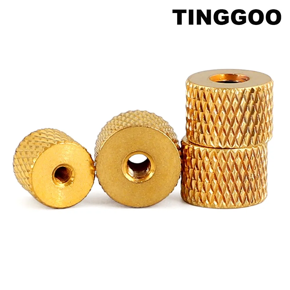

10pcs M2 M2.5 M3 M4 Solid Brass Copper Adjusting Knurled Thumb Nut Pinapple Pattern Thumbnut for Air Water Cooling Fan PC Case