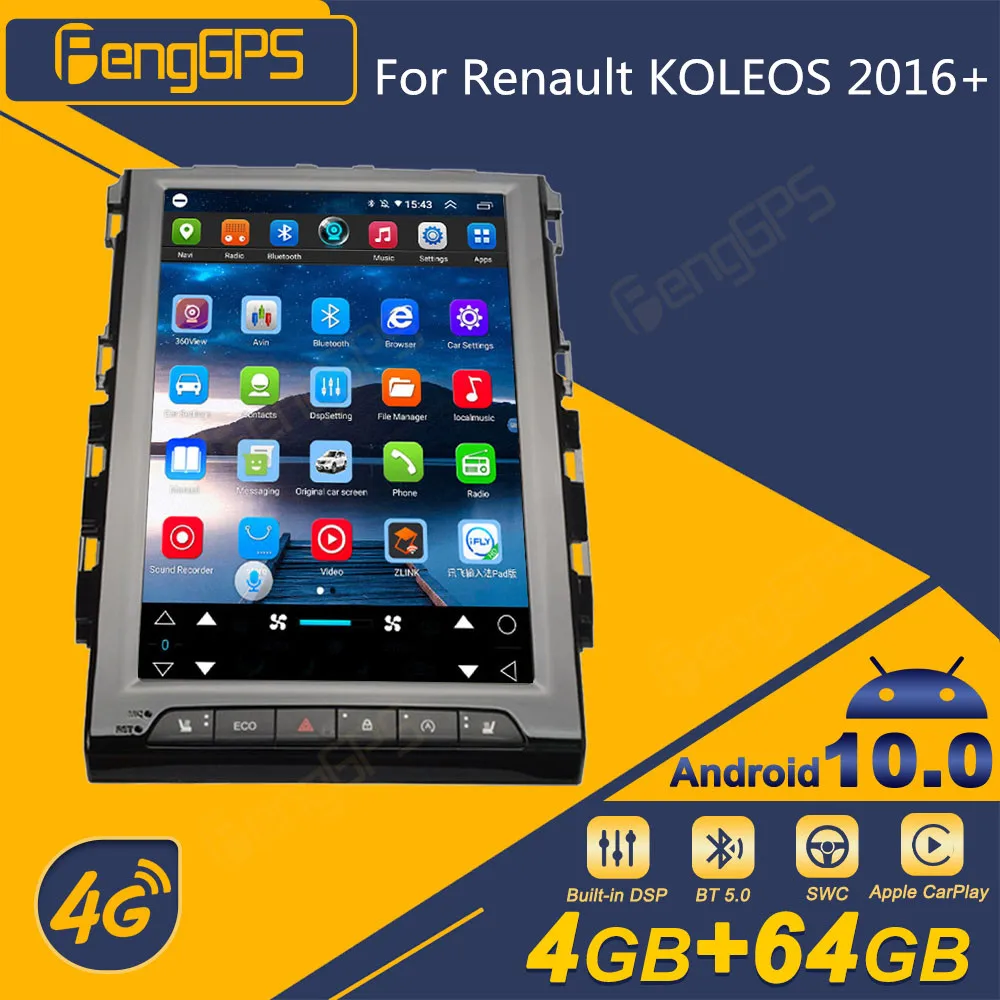 

Автомагнитола для Renault KOLEOS 2016 + Android, стереоприемник с экраном Tesla, Авторадио, мультимедийный плеер с GPS Навигатором, головное устройство