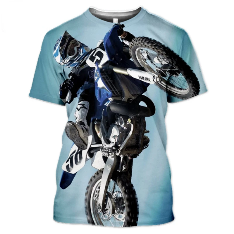 Design de camisa de corrida de motocross