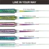 Shiny Chameleon Green Liquid Eyeliner Metallic Eyeshadow Multicolor Eye Liner Pearlescent Polarized Glitter Eye Pigment Makeup 3
