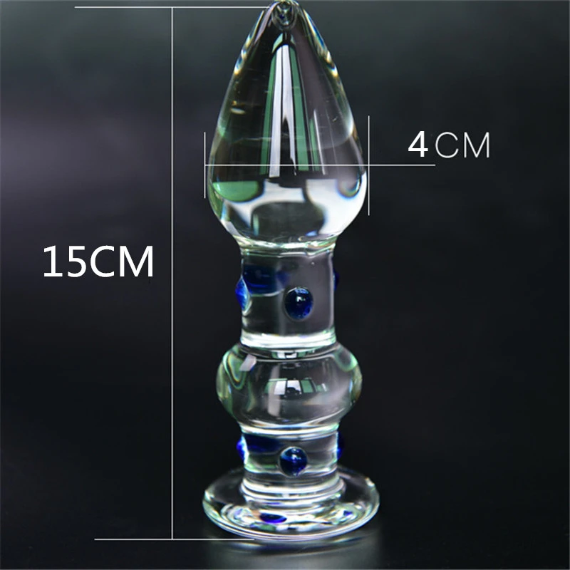 penis befriedigen Metal & Glass Plug – Firm Sensations main image 1