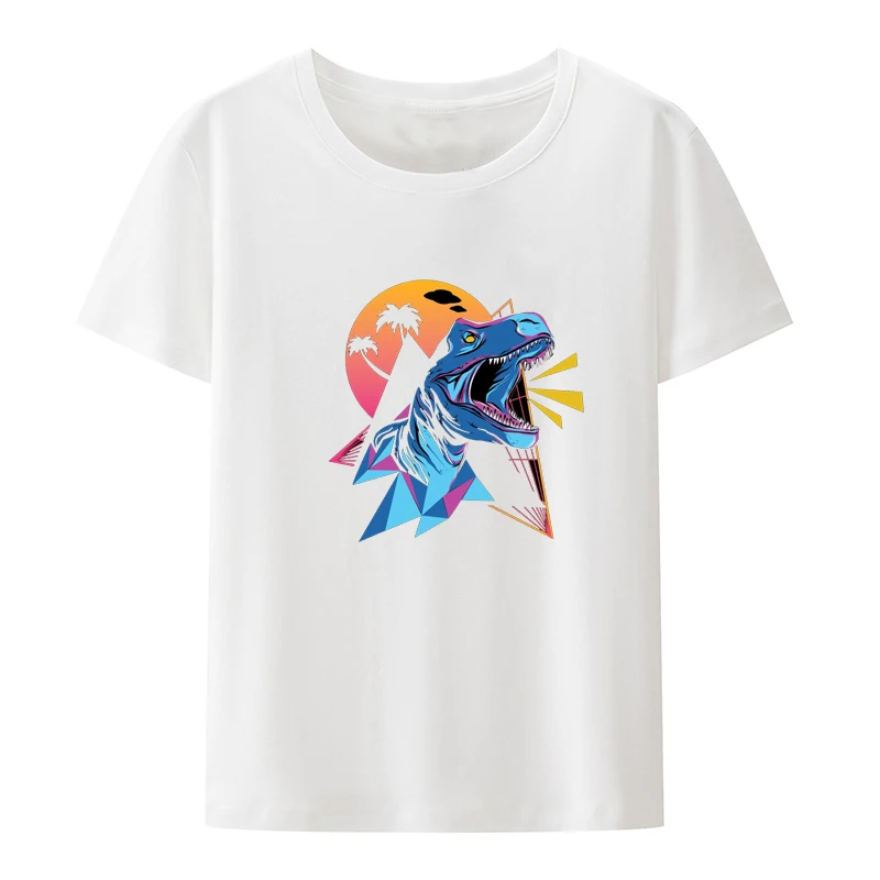 Papasaurus Rex T-shirt For Dad Men's Retro Dinosaur Father's Day_voghion.com