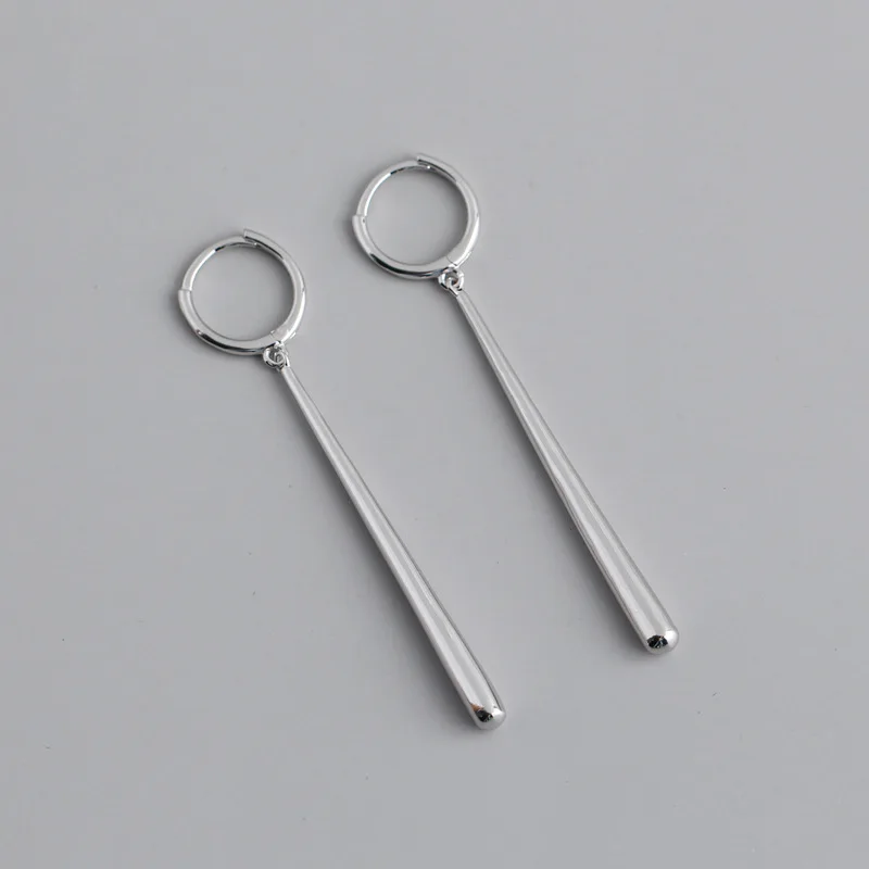 Long Pendant Drop Earrings For Women Glossy Copper Elegant Female Dangle Earring Piercing Accessories Jewelry Gifts dangle earrings drop earrings pendant earrings long earrings