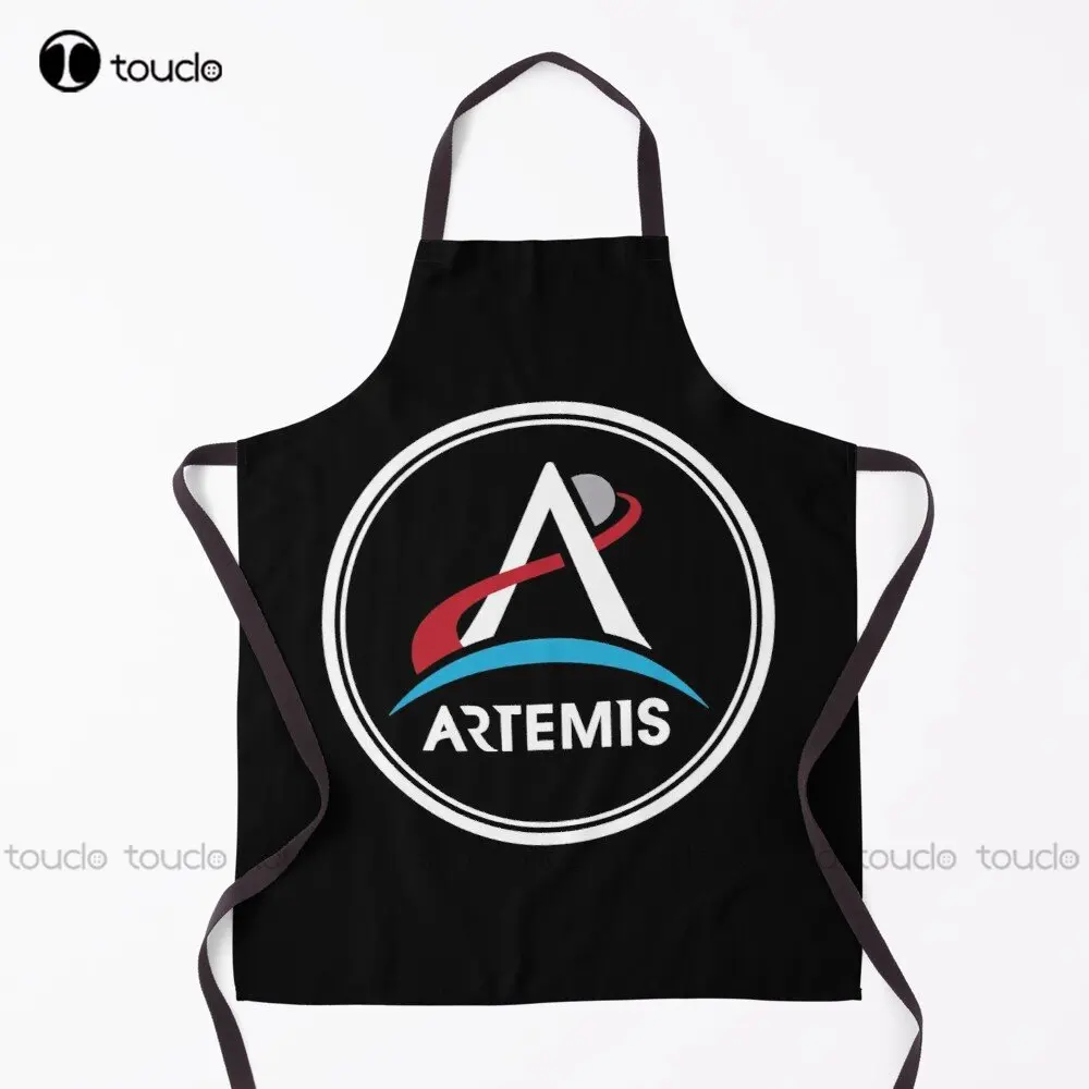 

Artemis 1 For Apron Garden Kitchen Household Cleaning Personalized Custom Apron For Women Men Unisex Adult Custom Cooking Aprons
