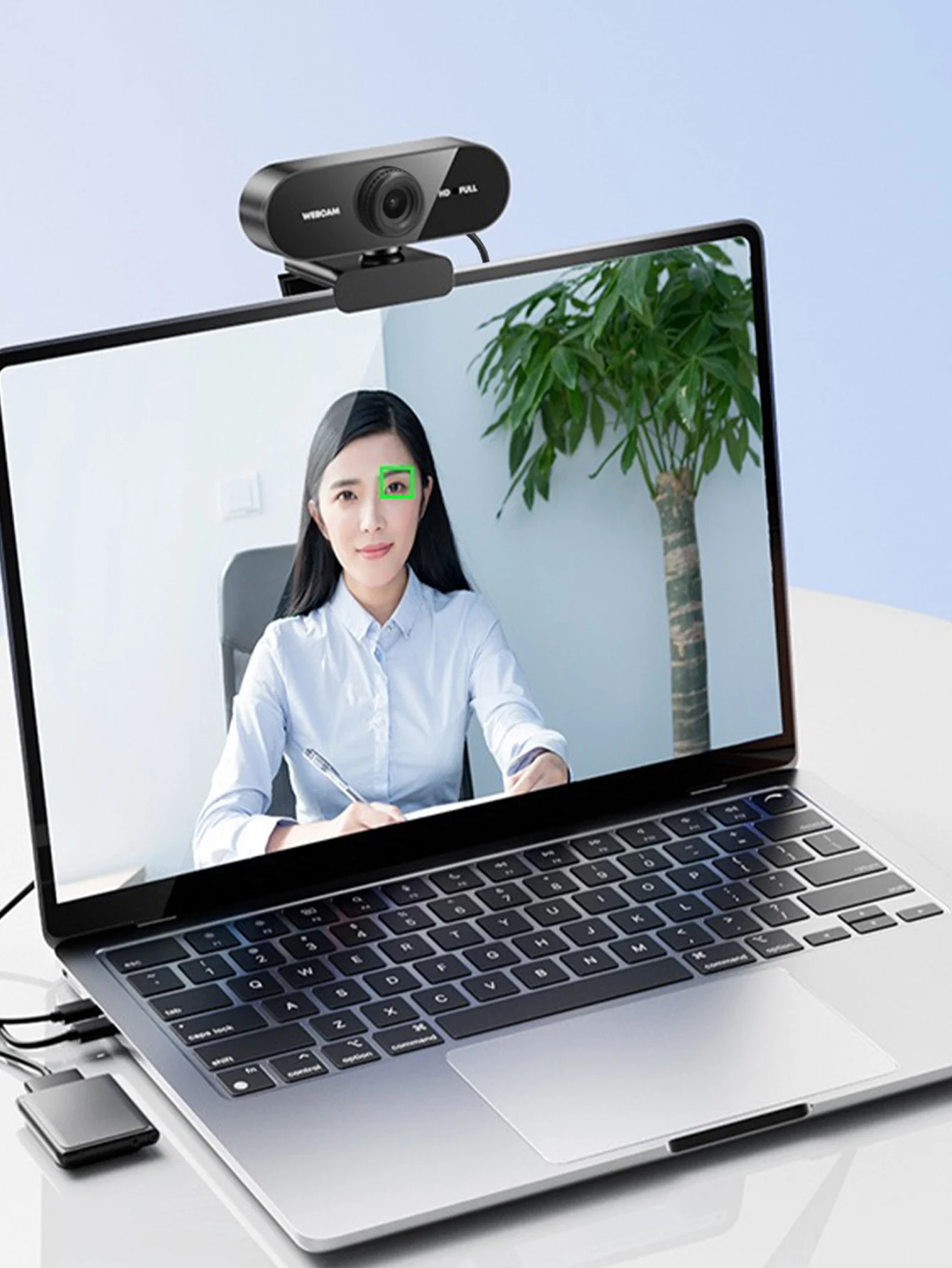 Professional-Grade 1080P HD USB Webcam (with Built-In Microphone), Suitable for Laptops and Desktop Computers