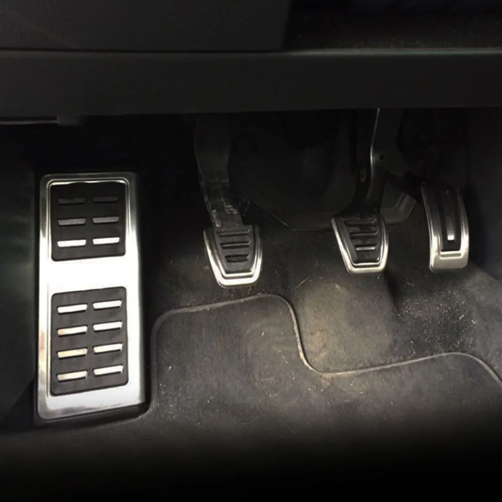 Car Pedals Gas Brake Foot Rest Pads Pedal Cover for Volkswagen VW Passat B8 Variant-Tiguan MK2 Allspace-car accessories car pedals pedal cover