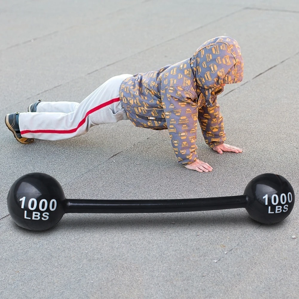Inflatable Barbell PVC Party Event Game Props Decoration Inflatable Barbell Simulation Gym Fun Game Funny Toys