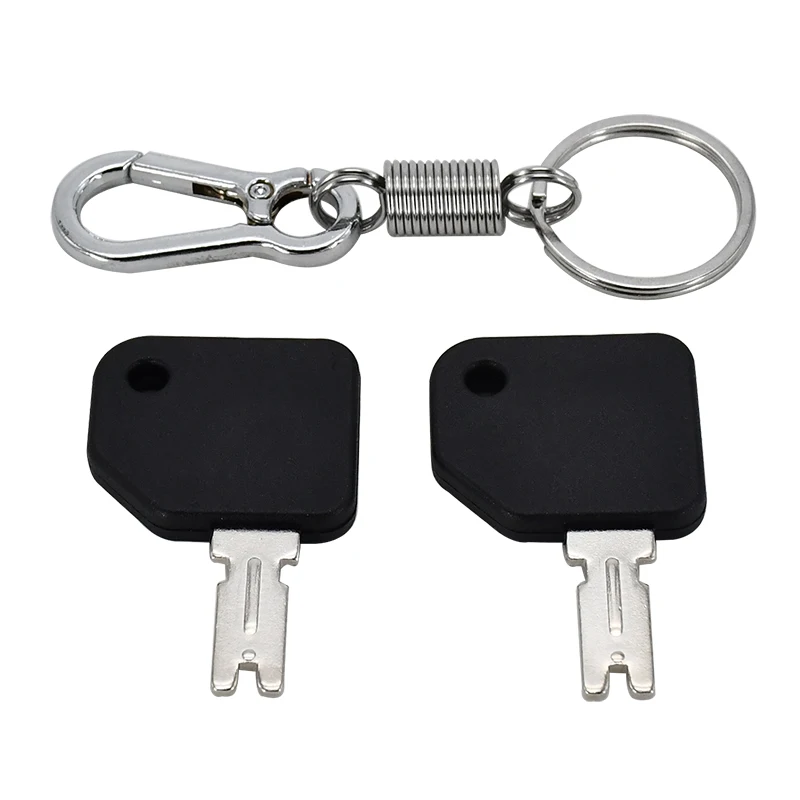 166 Forklift Ignition Keys Plastic Handle 186304 compatible with Caterpillar Cat Hyster Gradall Generic Clark Yale Komatsu