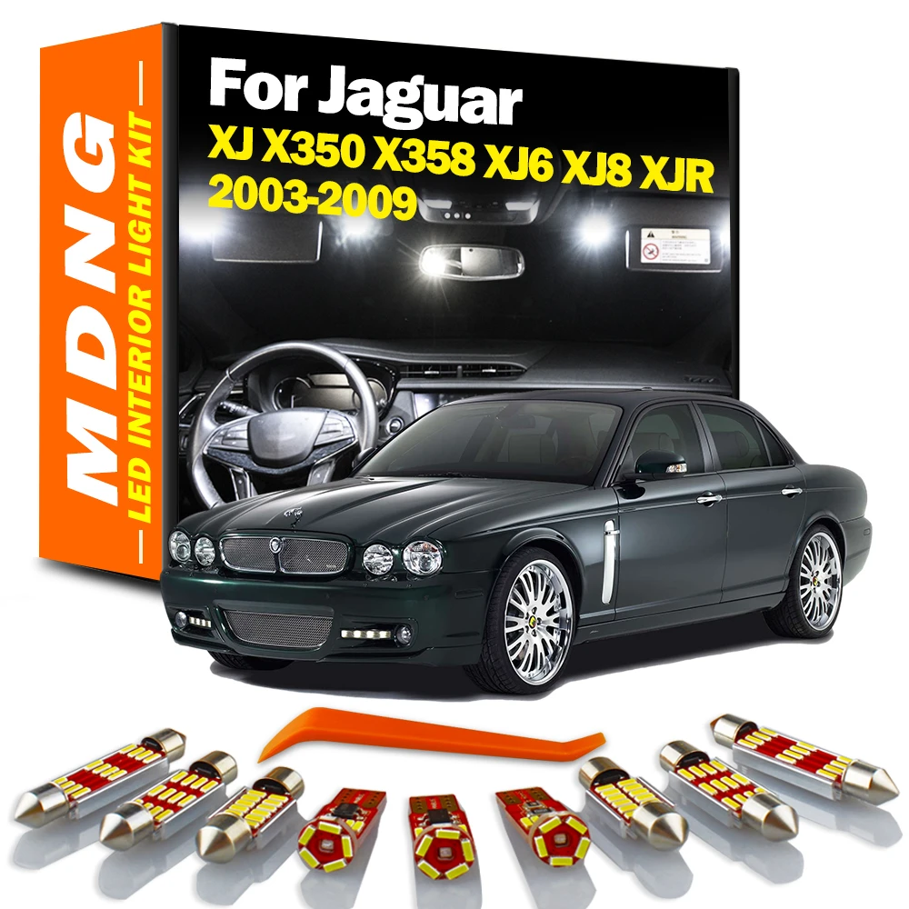 MDNG Kit d'éclairage intérieur de voiture Canbus, ampoules LED pour