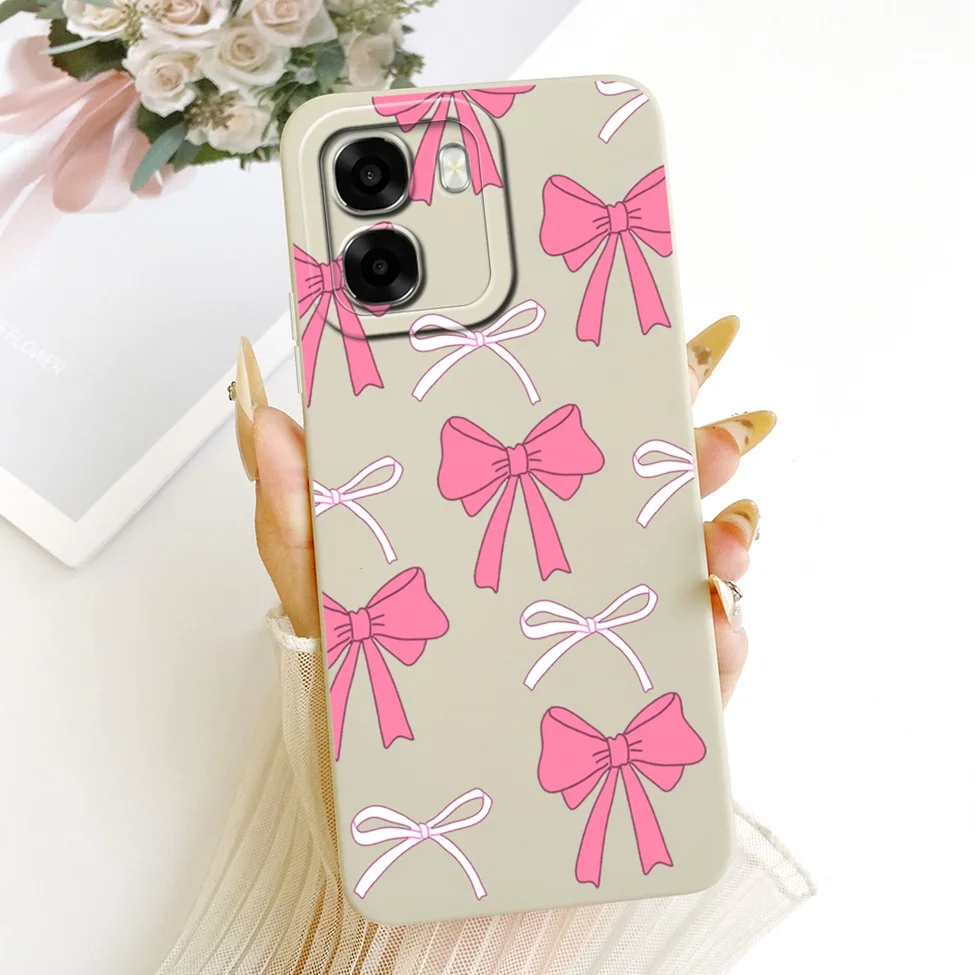 Cute Kawaii Luxury Fashion Flower Silicone Phone Case Cover