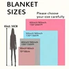 Custom Blanket Child size 75cmx100cm with Photo,Personalized Flannel Blanket for Children Birthday Mother Valentine's Day Gift 4